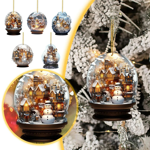 Snowman Crystal Globe