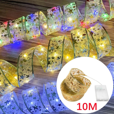 Ribbon Lights Christmas Decoration Christmas