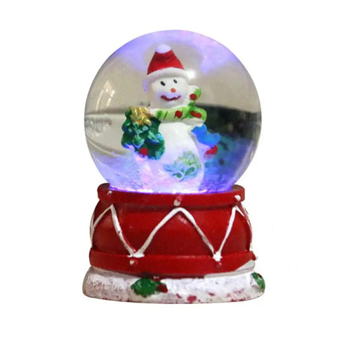 Snowman Statue Glass Snow Globe