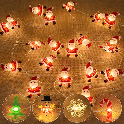 Santa Claus Snowflake LED