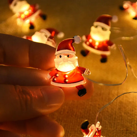 Santa Claus Snowflake LED